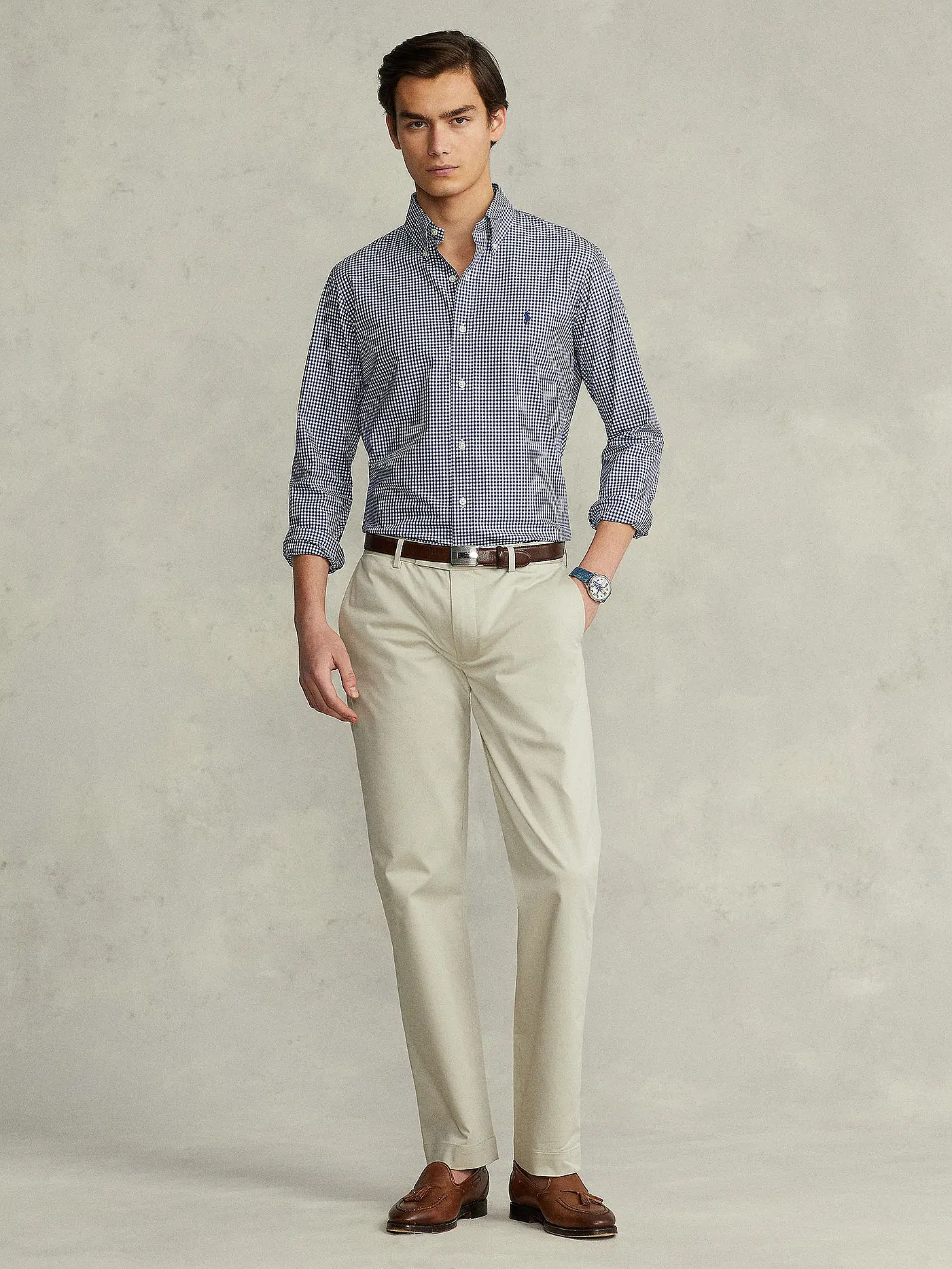 POLO RALPH LAUREN | Hemd Custom Fit | blau